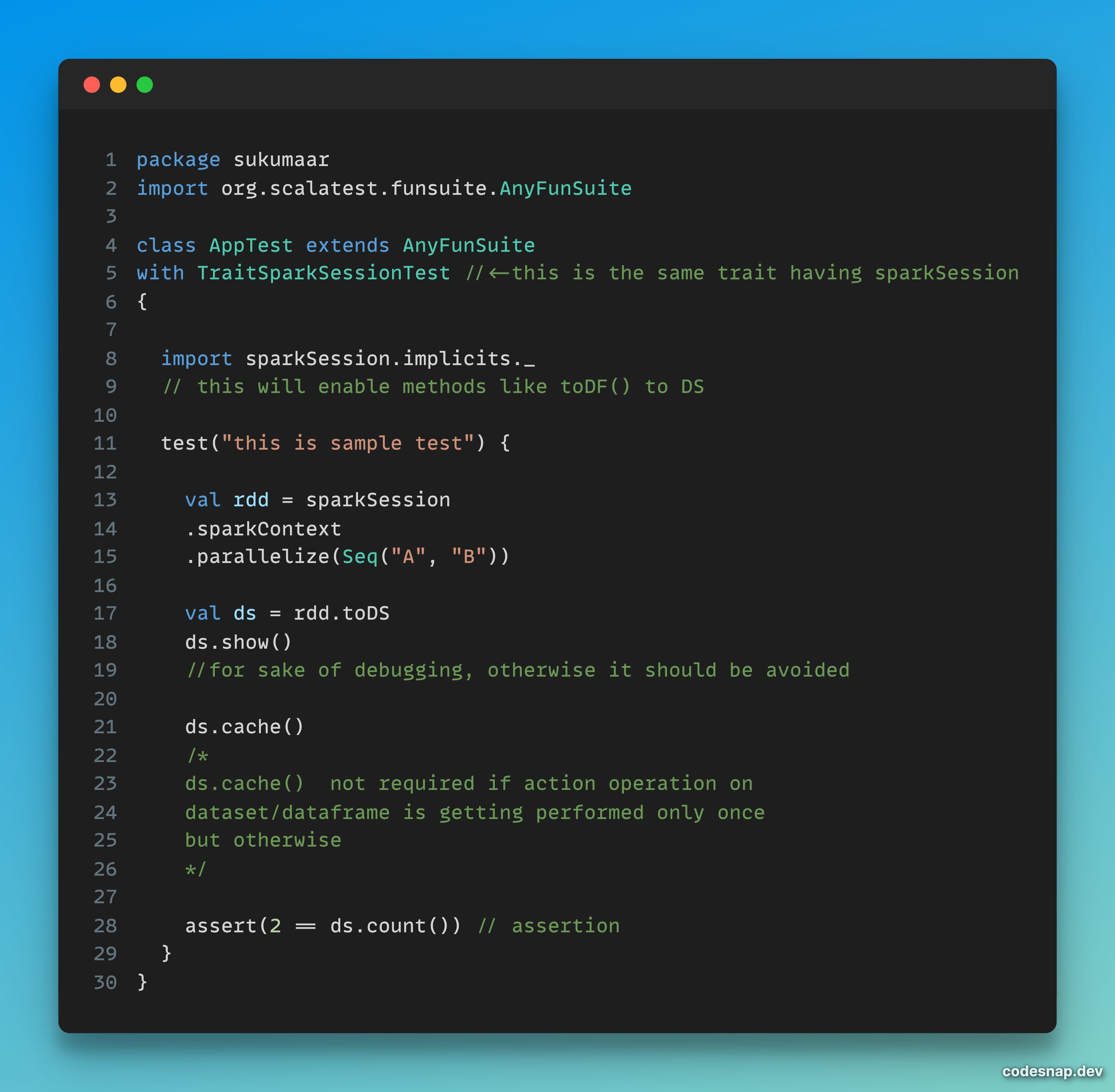 Apache Spark Unit Testing Strategies | rovingdev